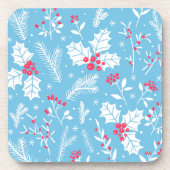 冬の植物2 コースター (正面)