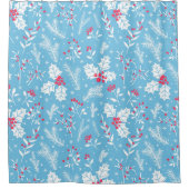 冬の植物2 シャワーカーテン (正面)