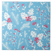 冬の植物2 タイル (正面)