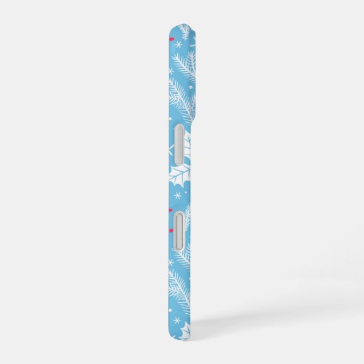 冬の植物2 iPhone 16ケース (右側面)