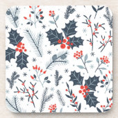 冬の植物 コースター (正面)