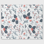 冬の植物 ラッピングペーパー (フラット)