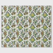 冬の植物 ラッピングペーパー (フラット)