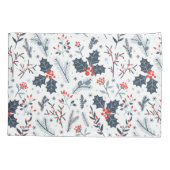 冬の植物 枕カバー (裏面)