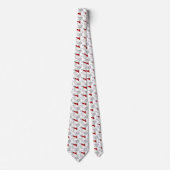 冬の極熊のクリスマス ネクタイ (正面)