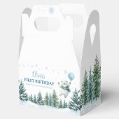 冬の極熊の誕生日パーティー フェイバーボックス (オープン)