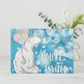 冬の極熊の誕生日パーティー 招待状 (スタンド正面)