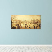 冬の楽しみ キャンバスプリント (インサイチュ (ウッドフロア))