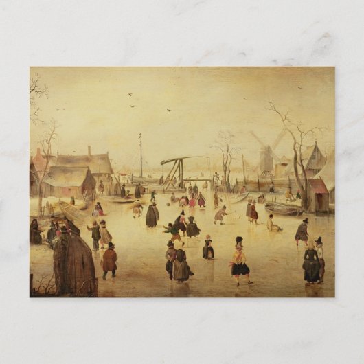 冬の楽しみ ポストカード (正面)