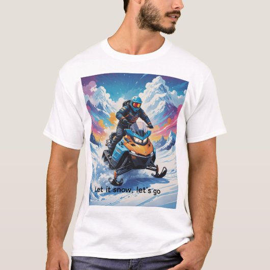 冬の楽しみ Tシャツ (正面)