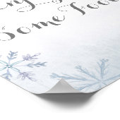 冬の楽しむクリスマス ポスター (角)