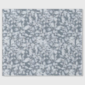 冬の模様クリスマスラッピング紙 ラッピングペーパー (フラット)