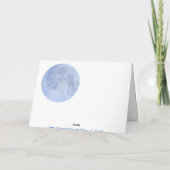 冬の樺の木クリスマス/至カード シーズンカード (裏面)