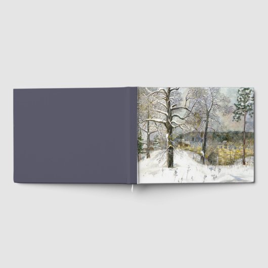 冬の橋の水色 ゲストブック (全面)