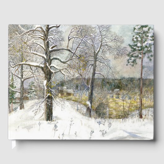 冬の橋の水色 ゲストブック (正面)