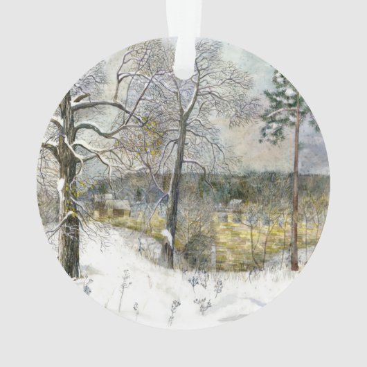 冬の橋 オーナメント (裏面)