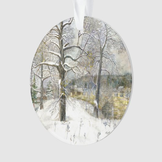 冬の橋 オーナメント (正面)