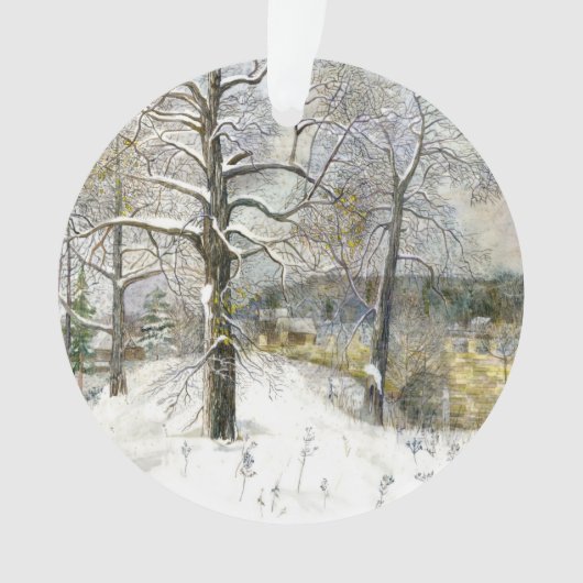 冬の橋 オーナメント (正面)