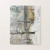 冬の橋 ジグソーパズル (縦)