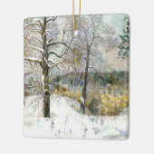 冬の橋 セラミックオーナメント (左)