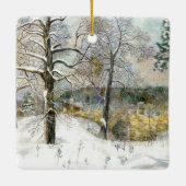 冬の橋 セラミックオーナメント (裏面)