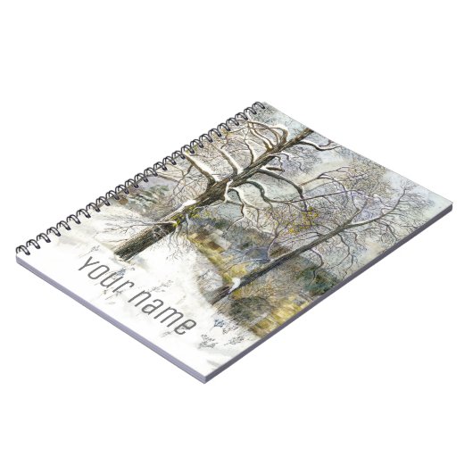 冬の橋 ノートブック (左側)