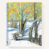 冬の橋 ノートブック (正面)