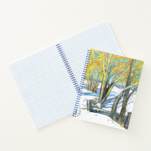 冬の橋 ノートブック (内部)