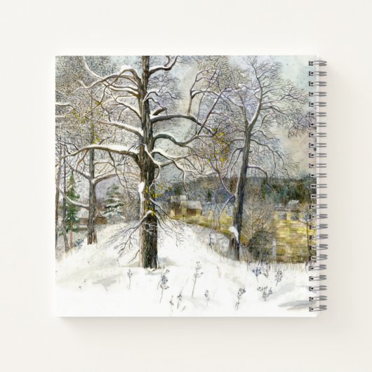 冬の橋 ノートブック (裏面)