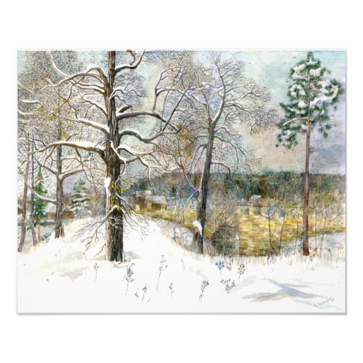 冬の橋 フォトプリント            (正面)