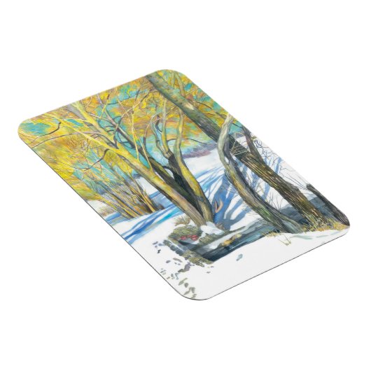 冬の橋 マグネット (右側)