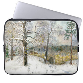 冬の橋 ラップトップスリーブ