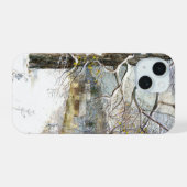 冬の橋 iPhone 15ケース (裏面横)