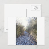 冬の歩行 ポストカード (正面/裏面)