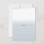 冬の死別のサンキューカード サンキューカード (裏面)