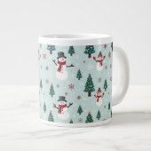 冬の気分のマグ ジャンボコーヒーマグカップ (正面右)