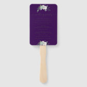冬の水の結婚色 ハンドファン (裏面)