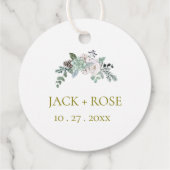 冬の水の結婚色 フェイバータグ (裏面)