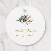 冬の水の結婚色 フェイバータグ (裏面)