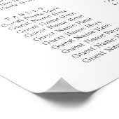 冬の水の結婚色 ポスター (角)