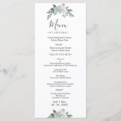 冬の水の結婚色 メニュー (正面)