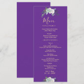 冬の水の結婚色 メニュー (正面/裏面)