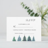 冬の水の結婚色 出欠カード (スタンド正面)