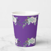 冬の水の結婚色 紙コップ (左)