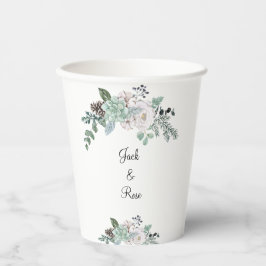 冬の水の結婚色 紙コップ