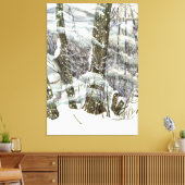 冬の水の絵画色 キャンバスプリント (インサイチュ (リビング))