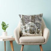 冬の水の絵画色 クッション (椅子)