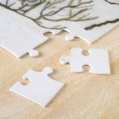 冬の水の絵画色 ジグソーパズル (側面)