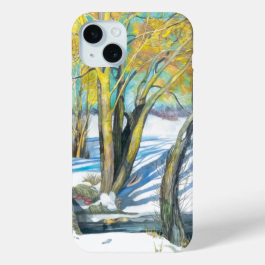 冬の水の色の橋 Case-Mate iPhoneケース (裏面)