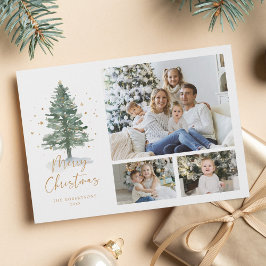 冬の水の色パインクリスマス3写真 シーズンカード